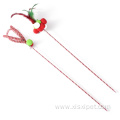 christmas cat teaser wand toy for cat accessories